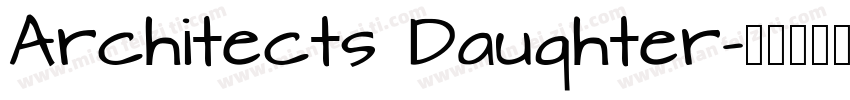 Architects Dauqhter字体转换
